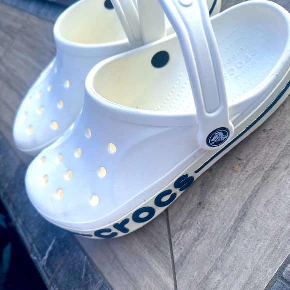 CROCS Other - CROCS white Bayaband Iconic comfort sandals clogs